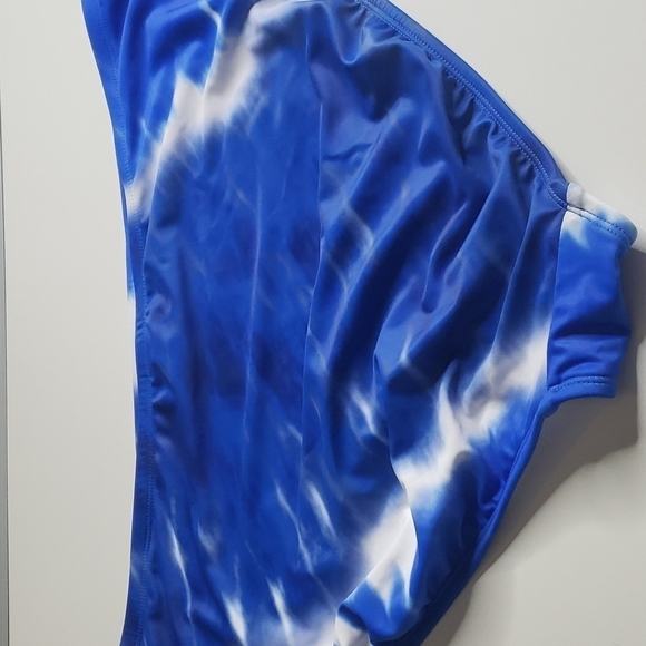 Deep Blue Tie Dye Swim Bottom - Picture 6 of 8
